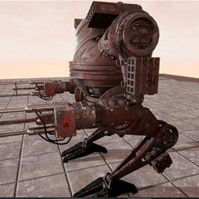 DARKMECH Pack Low-poly 3D model_21