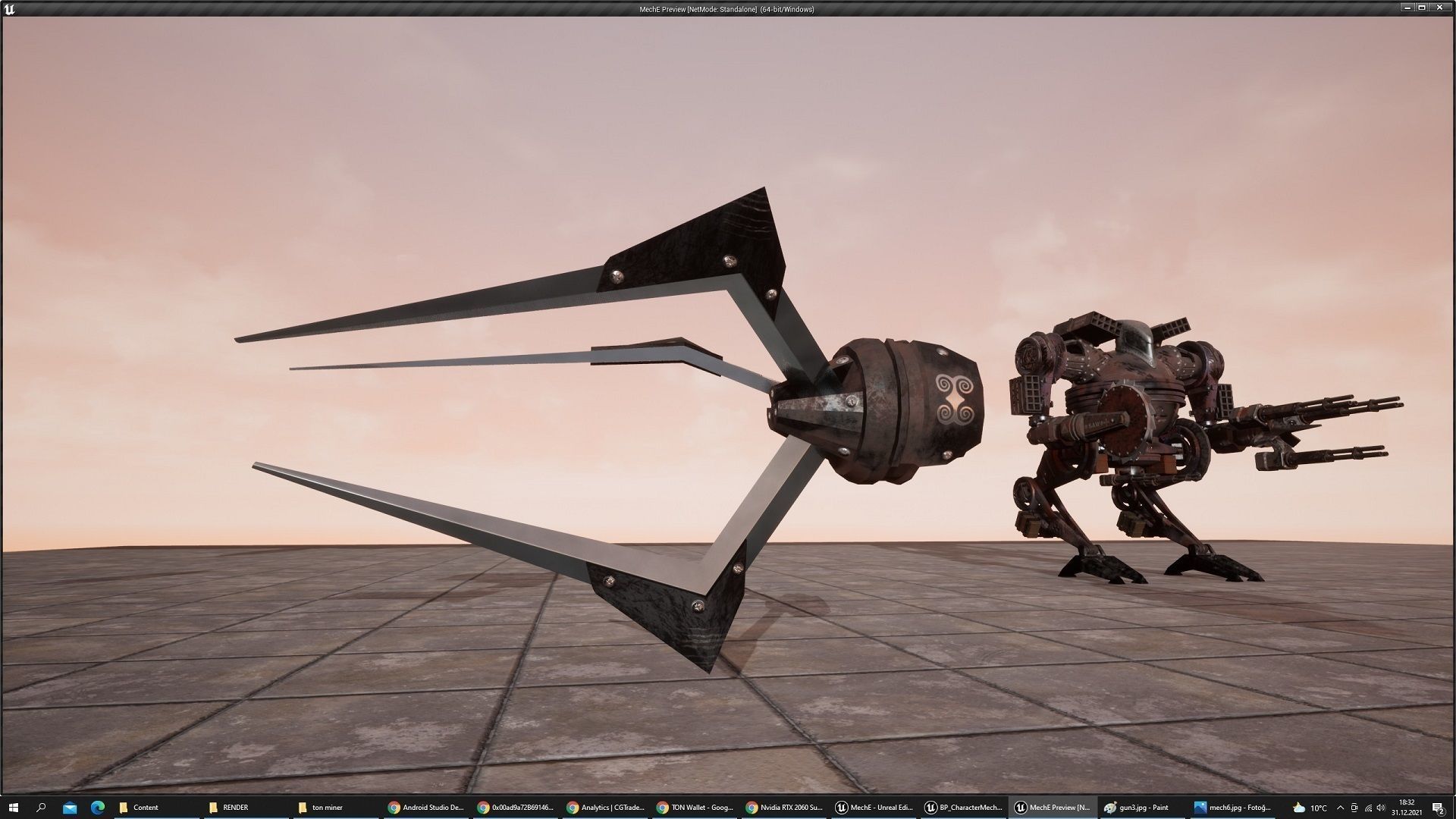 DARKMECH Pack Low-poly 3D model_4