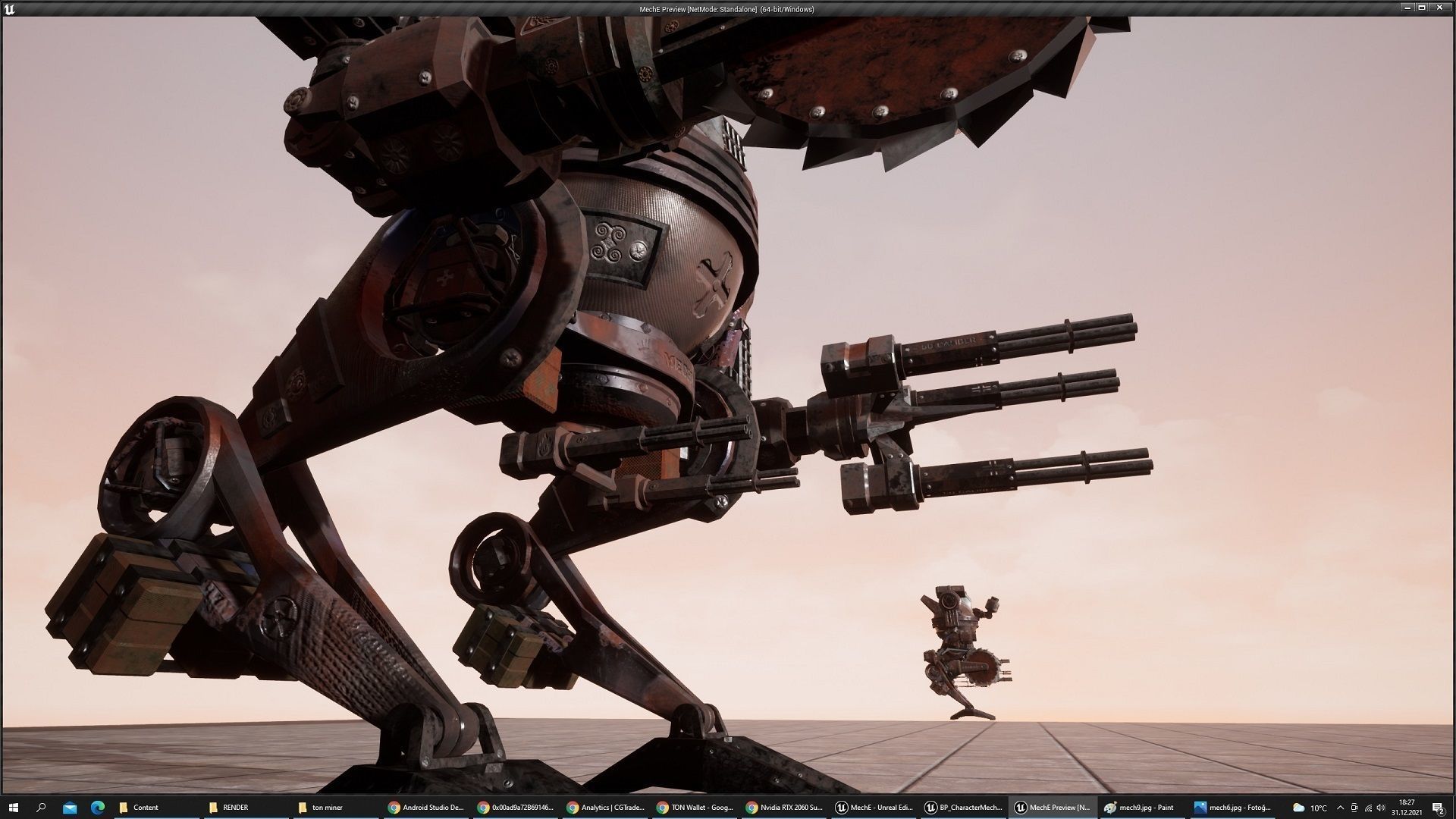 DARKMECH Pack Low-poly 3D model_9