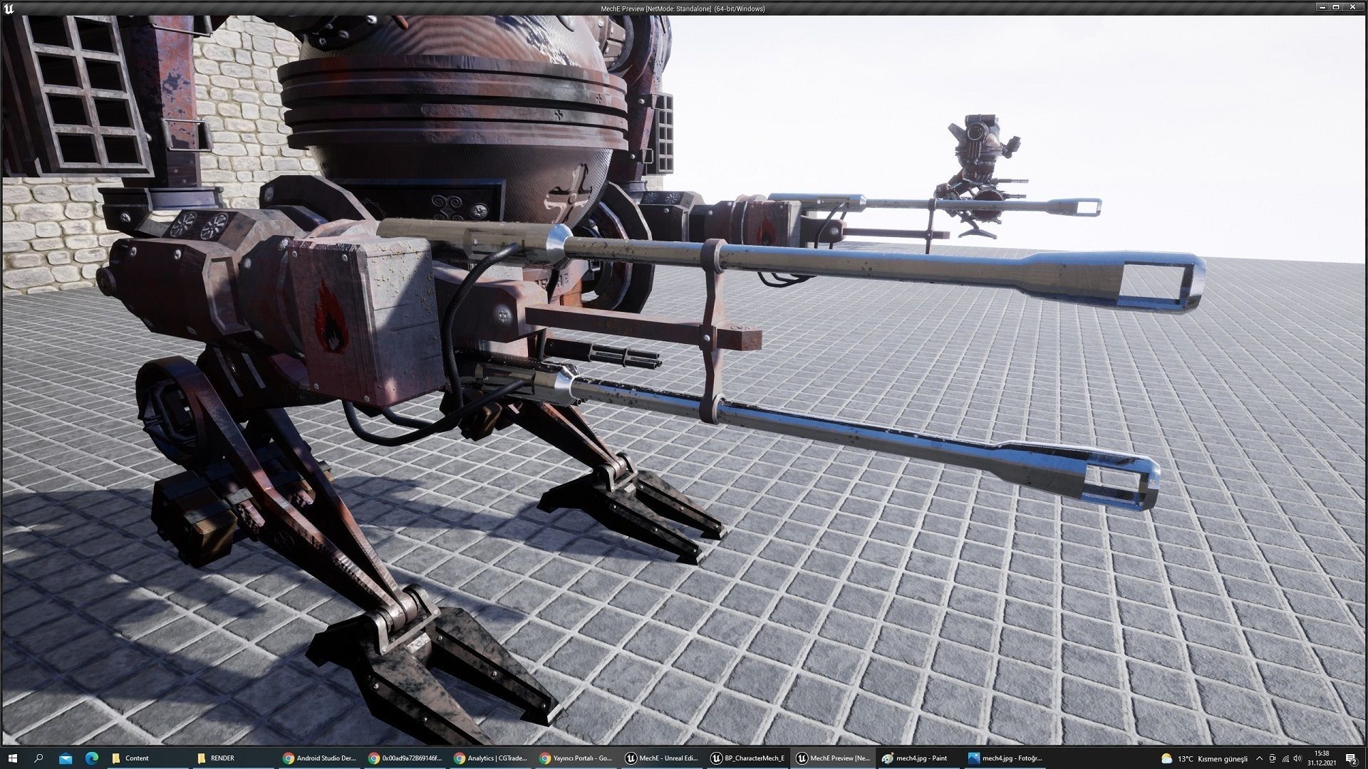 DARKMECH Pack Low-poly 3D model_14