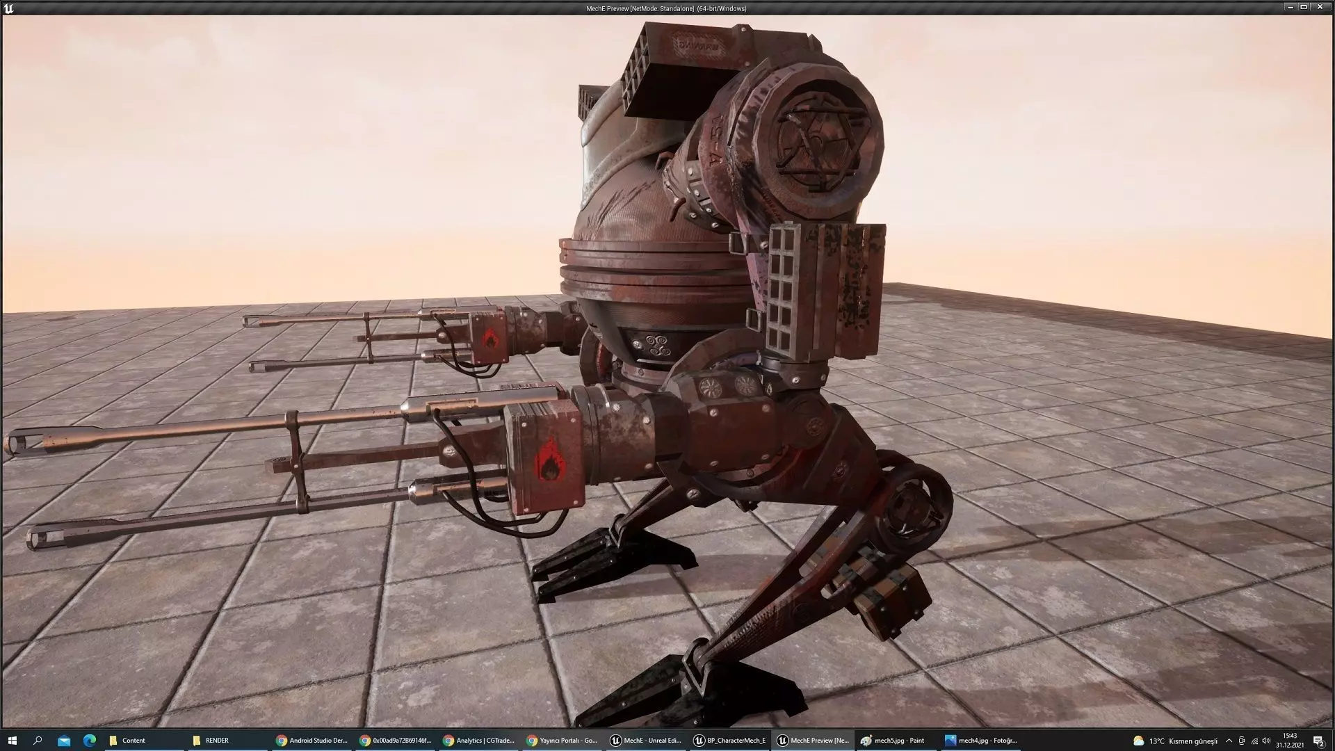 DARKMECH Pack Low-poly 3D model_0