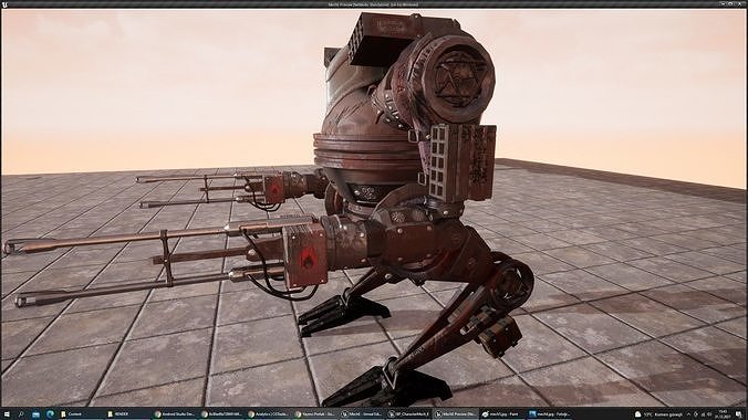 DARKMECH Pack Low-poly 3D model