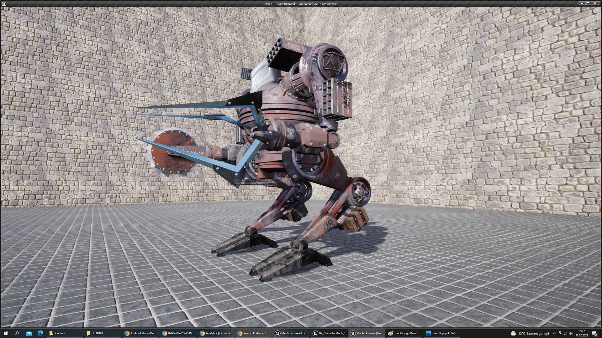 DARKMECH Pack Low-poly 3D model_13