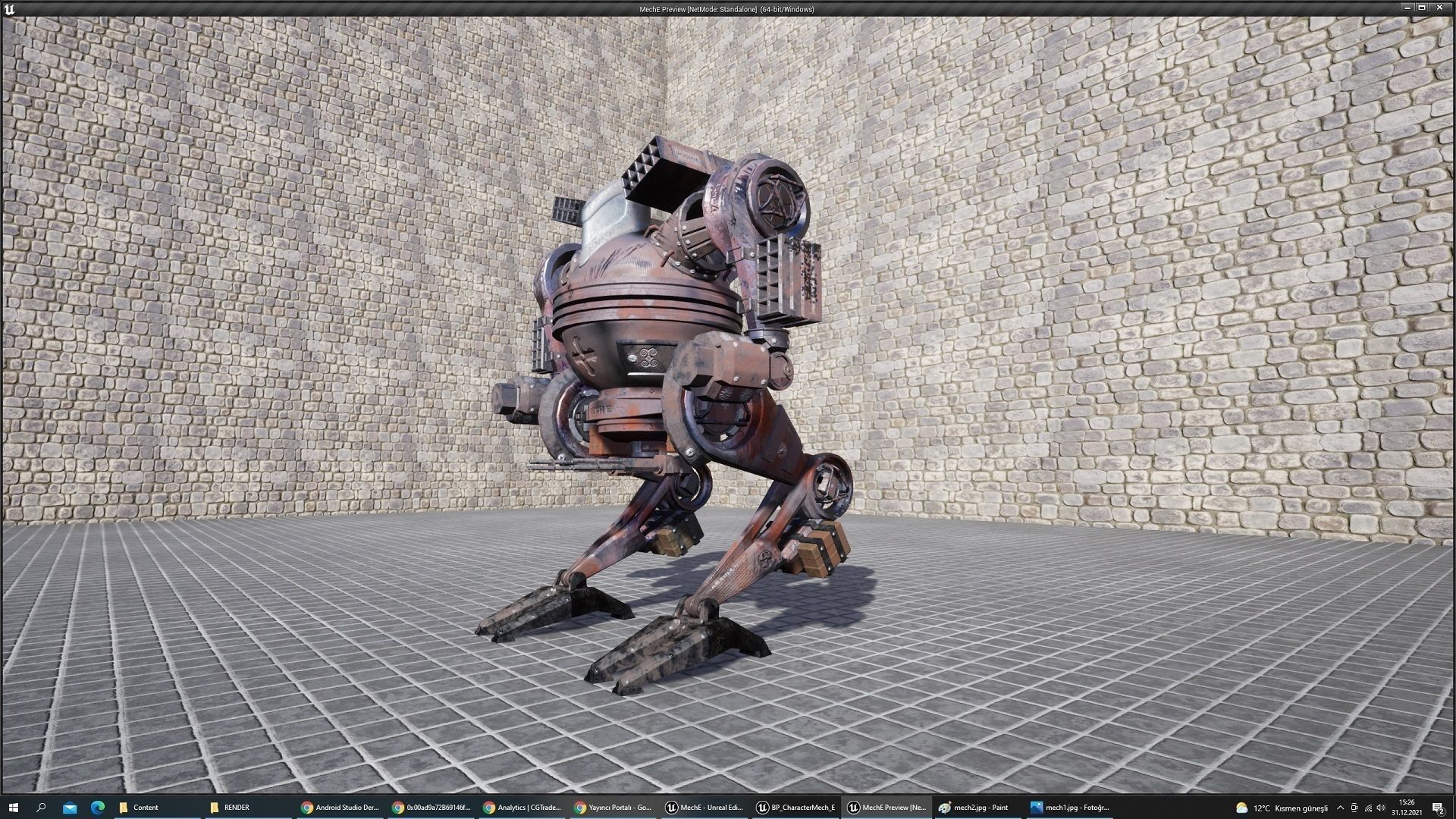 DARKMECH Pack Low-poly 3D model_12