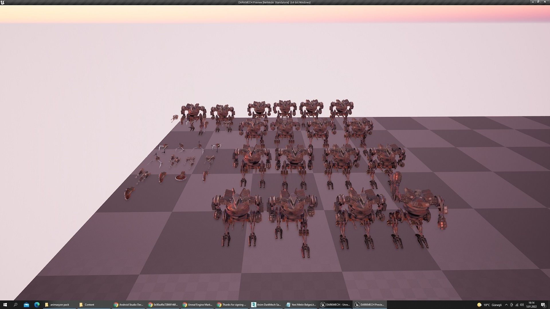 DARKMECH Pack Low-poly 3D model_11