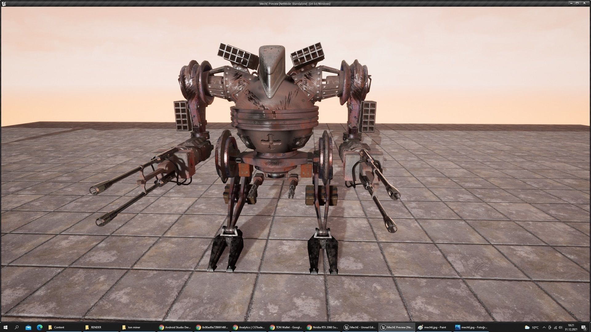 DARKMECH Pack Low-poly 3D model_16