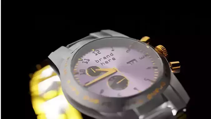 3D unbranded watch 3D model