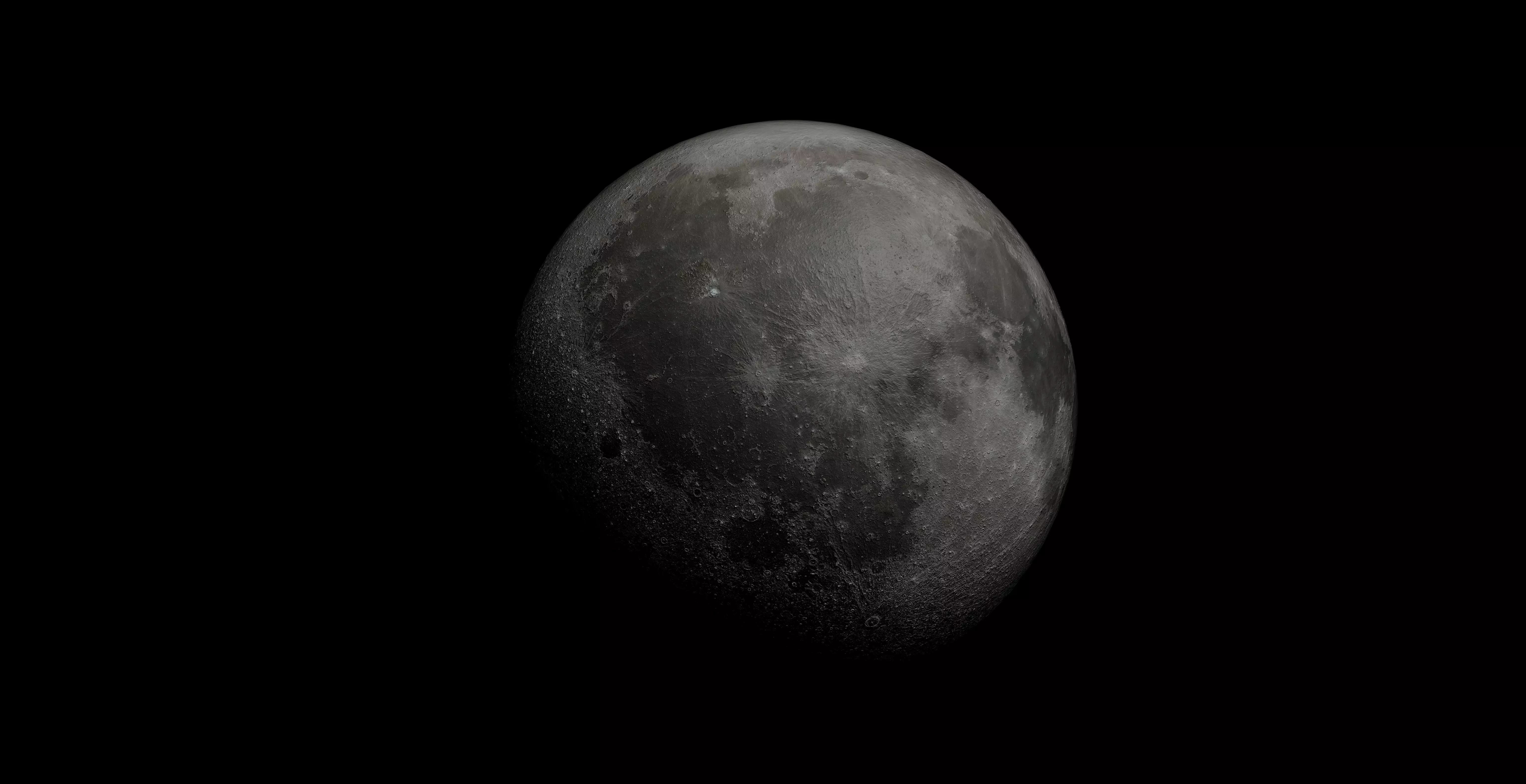 16k High Quality Moon Model  3D model_0