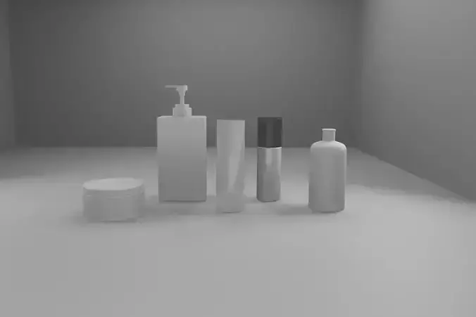 Cosmetic Set of 5 - 3D model 