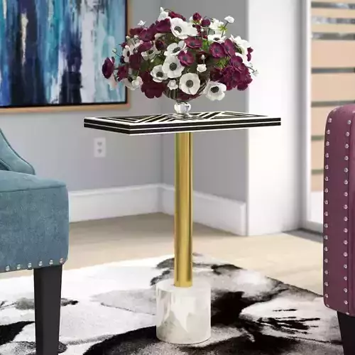 Bellevue Pedestal End Table