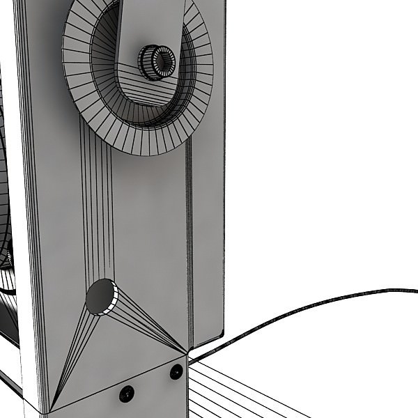 Moving Head LED Stage Light 02 3D model_11