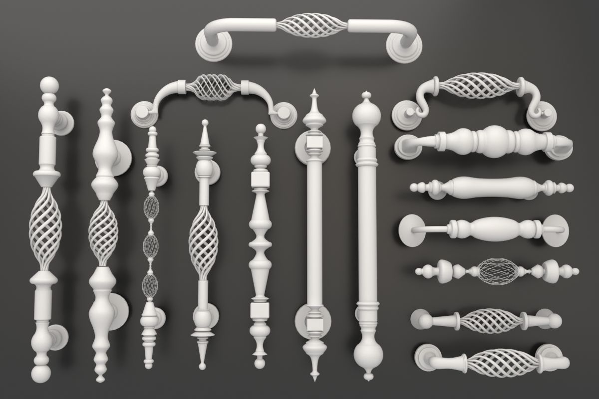 Classic Door Knoob 3D model_5