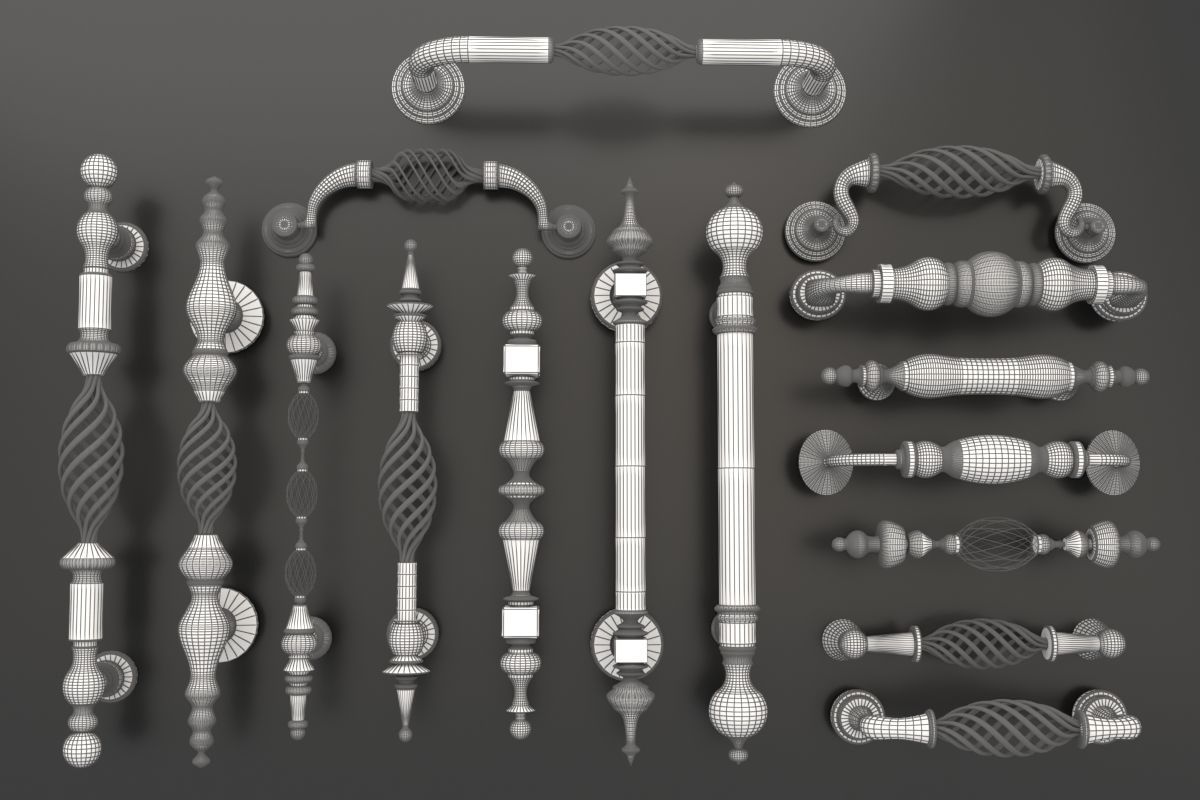 Classic Door Knoob 3D model_4