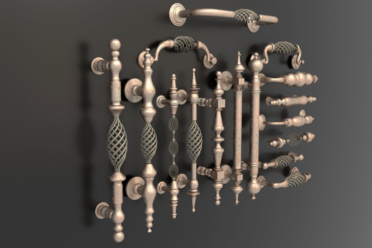 Classic Door Knoob 3D model_1