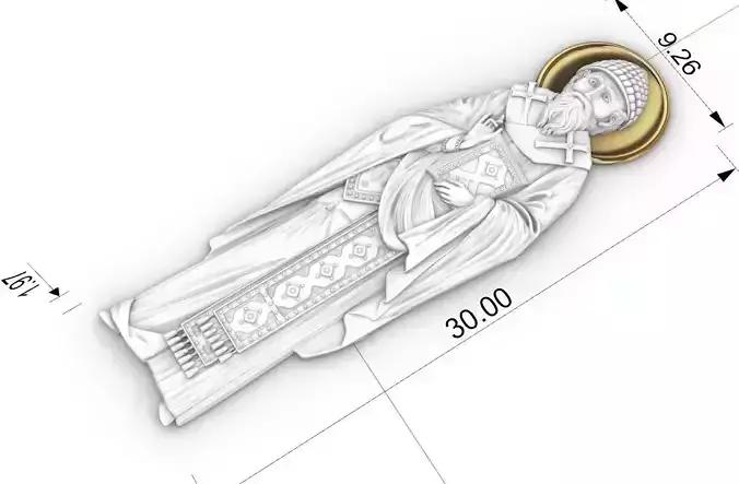 Orthodox icon  Saint Spyridon