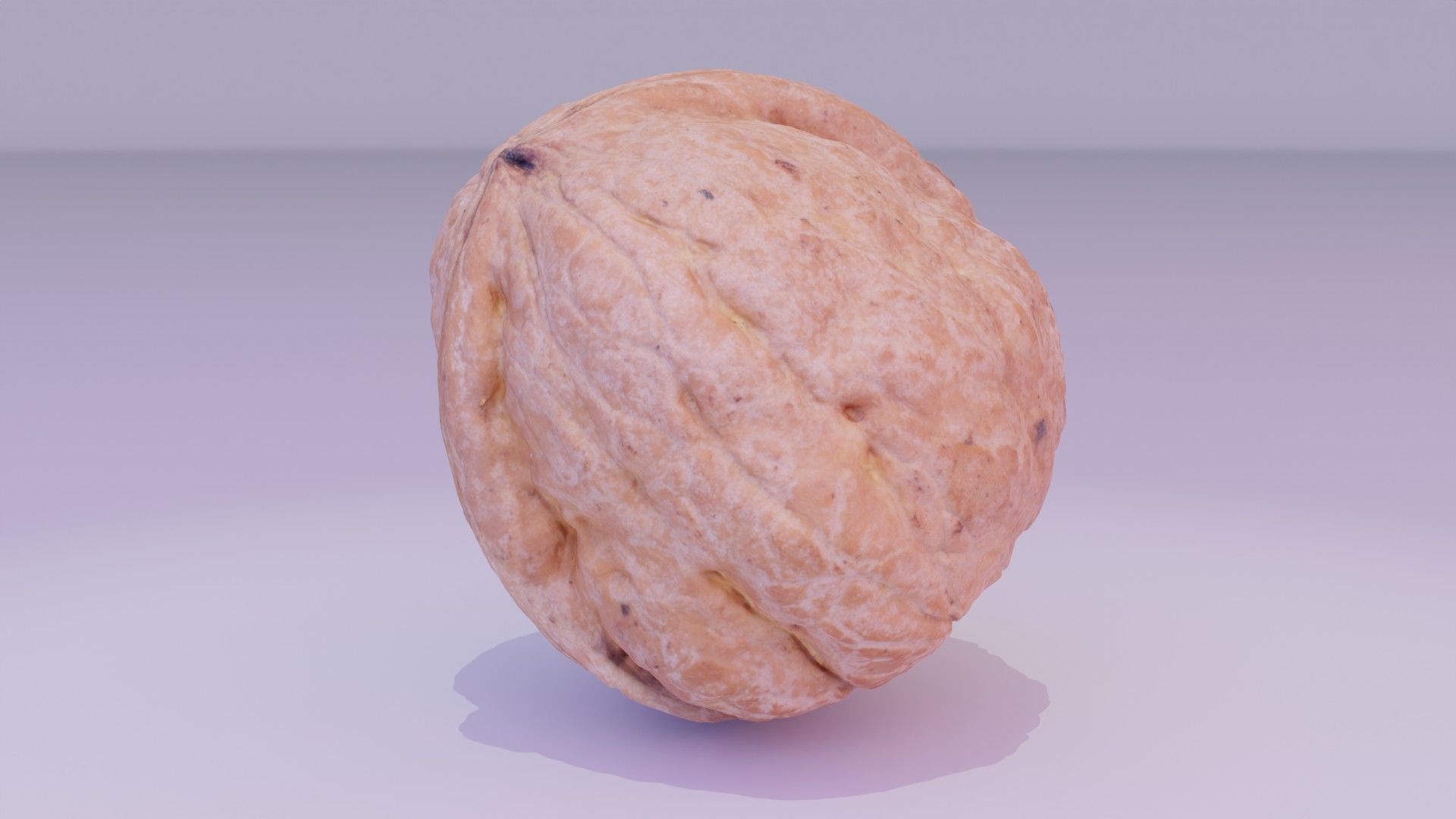 Walnut fruit 04 high-poly 3D model_15