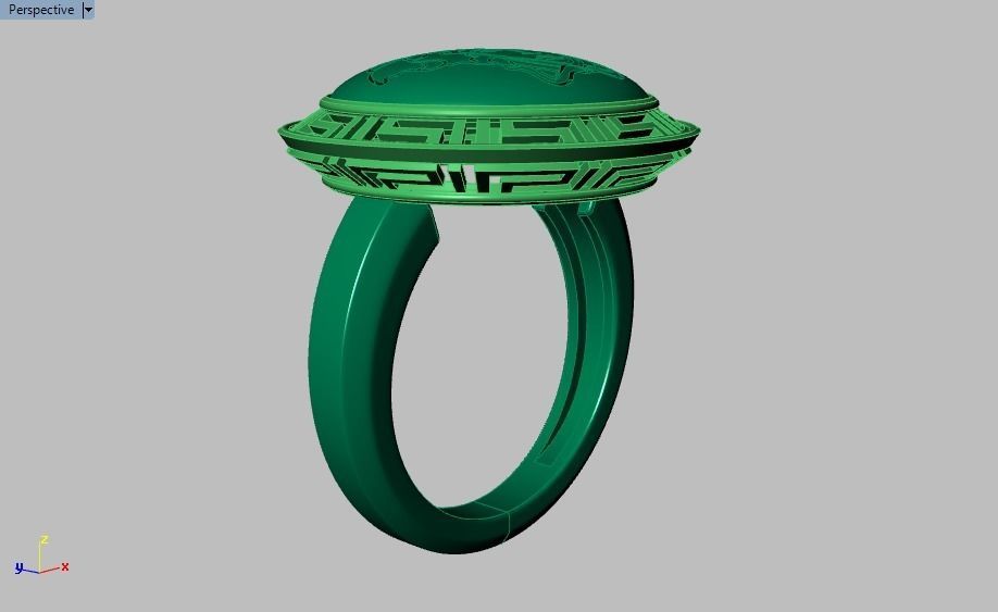medusa ring 3D print model_18