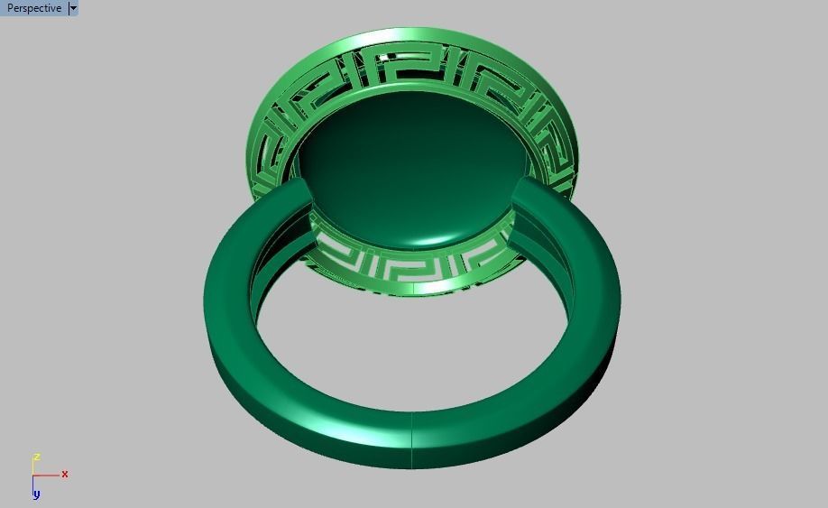 medusa ring 3D print model_19