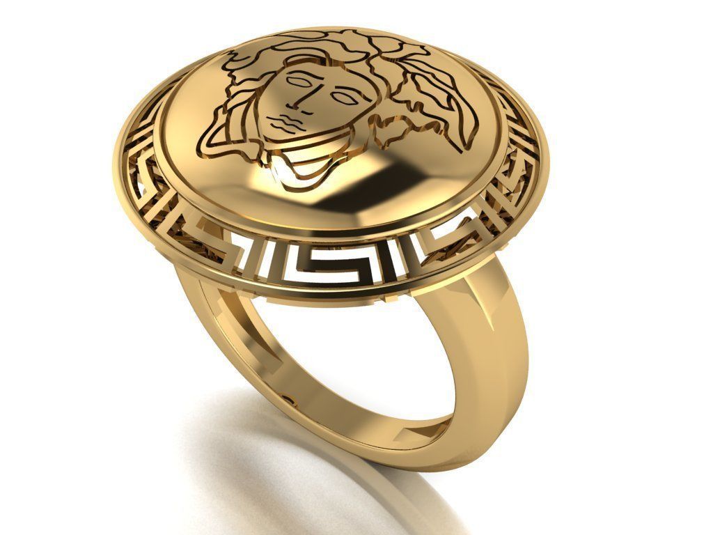 medusa ring 3D print model_11