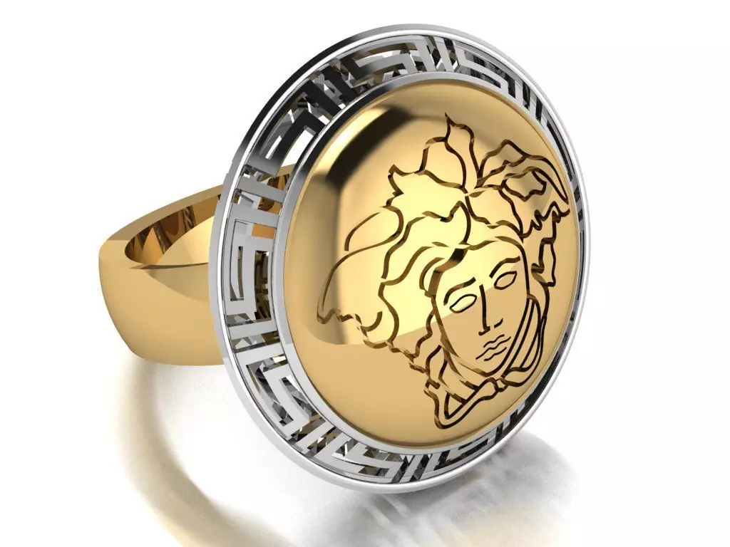 medusa ring 3D print model_0
