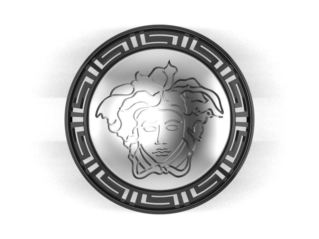 medusa ring 3D print model_3