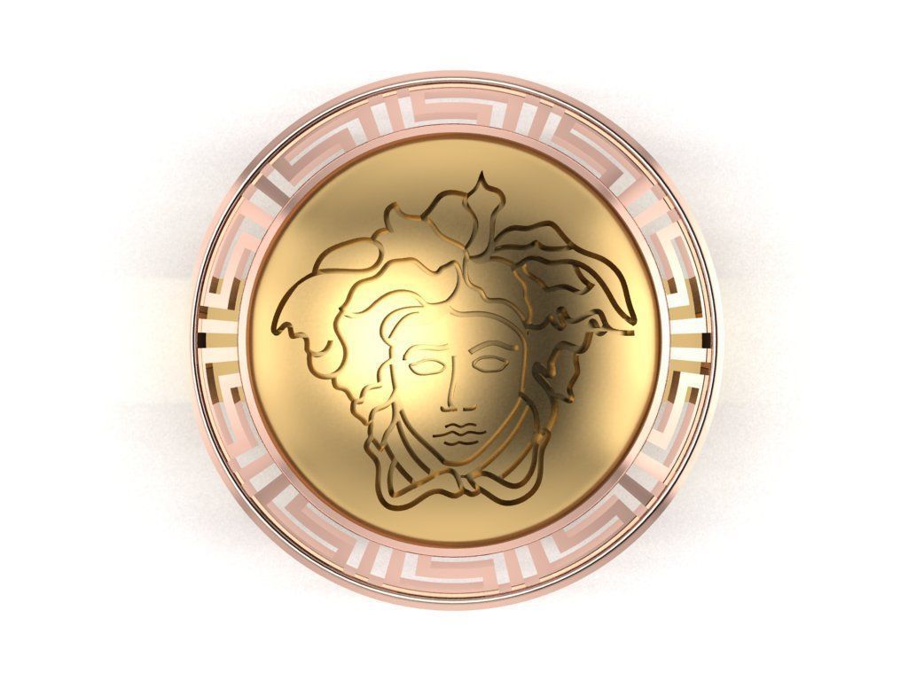 medusa ring 3D print model_2