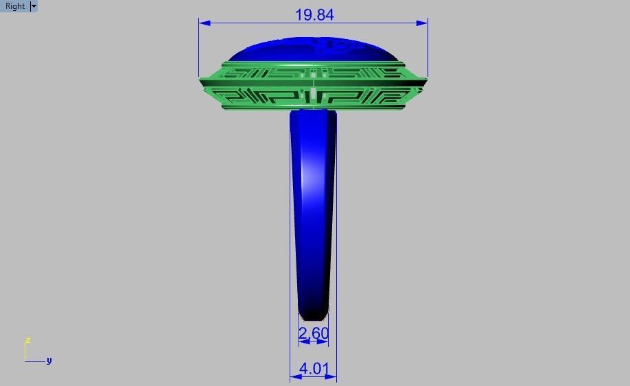 medusa ring 3D print model_8