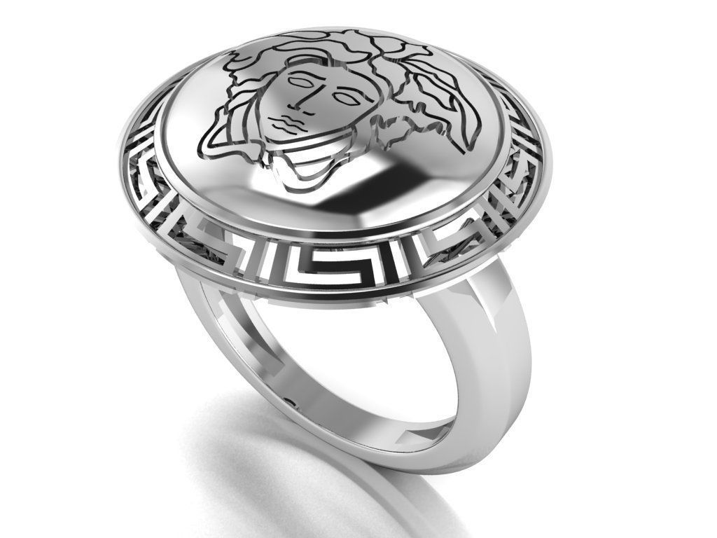 medusa ring 3D print model_17
