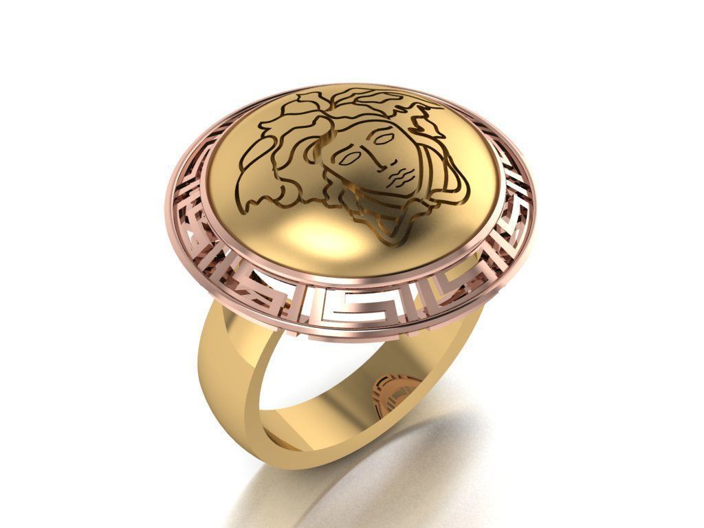 medusa ring 3D print model_28
