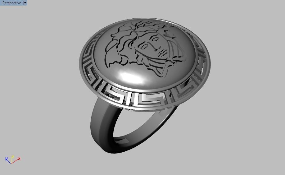 medusa ring 3D print model_21