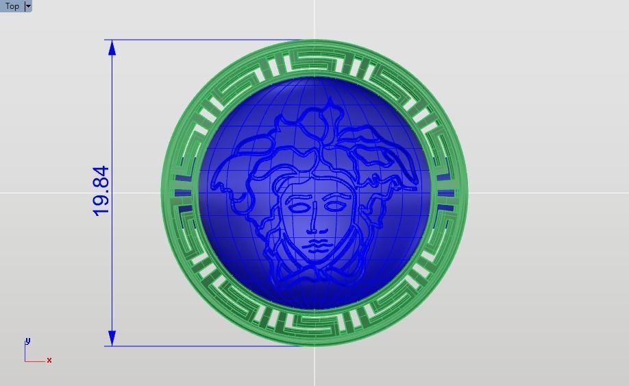 medusa ring 3D print model_6