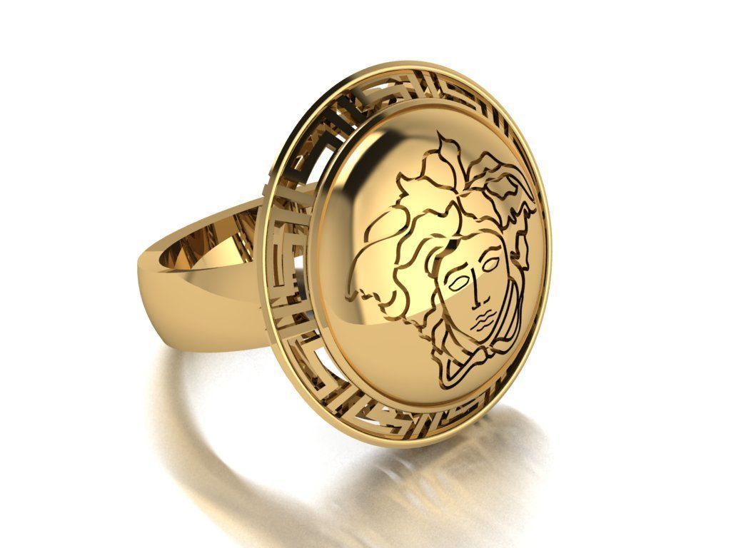 medusa ring 3D print model_4