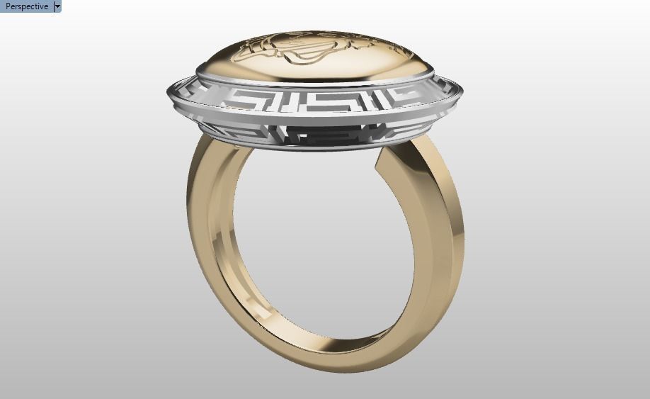 medusa ring 3D print model_20