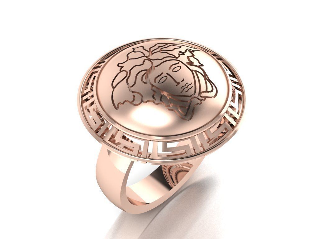 medusa ring 3D print model_10