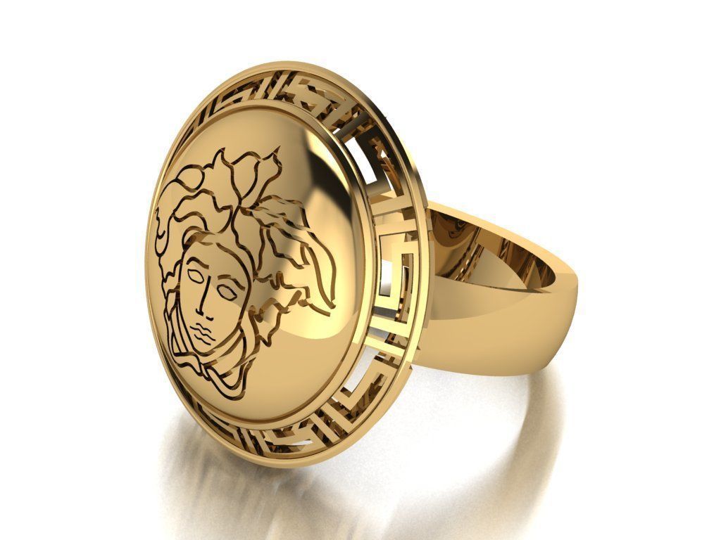 medusa ring 3D print model_24