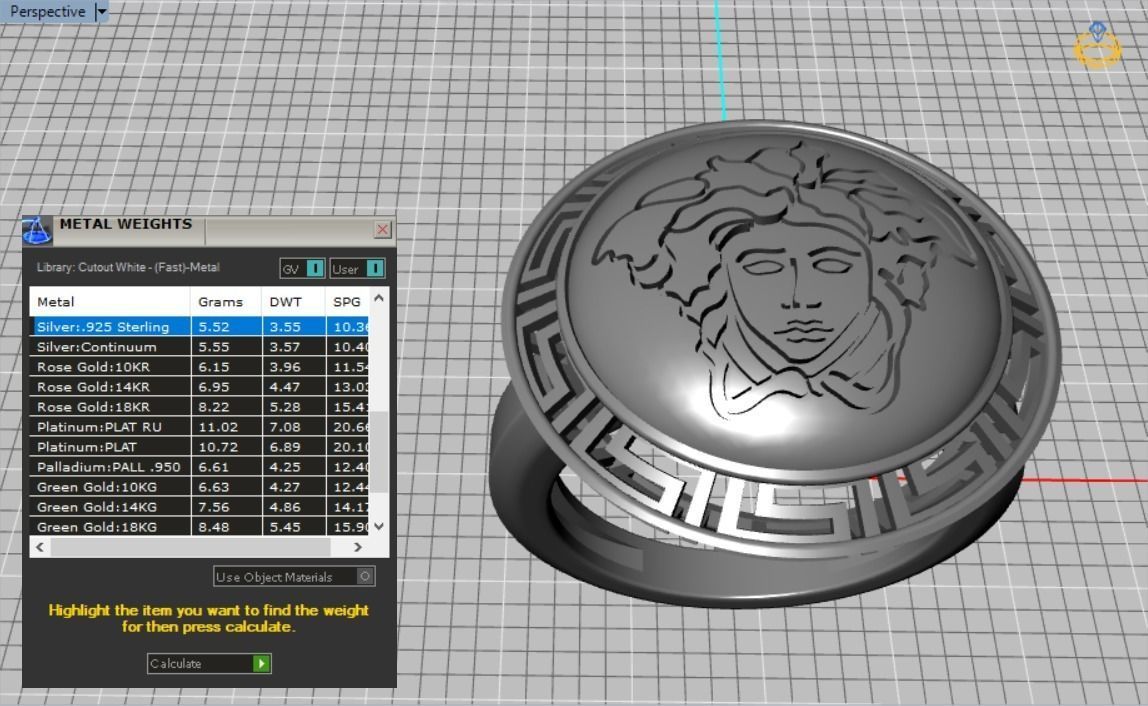 medusa ring 3D print model_23
