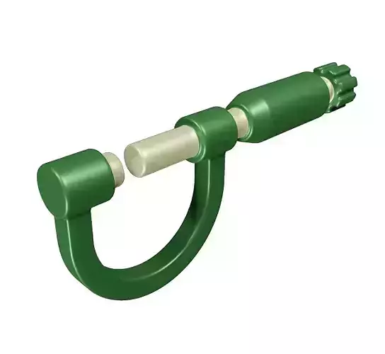 Marvelous Screw Gauge Toy Low-poly 3D model