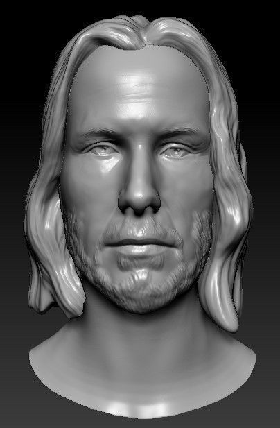 Keanu Reeves 3D print model_5