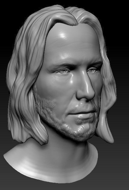 Keanu Reeves 3D print model_4