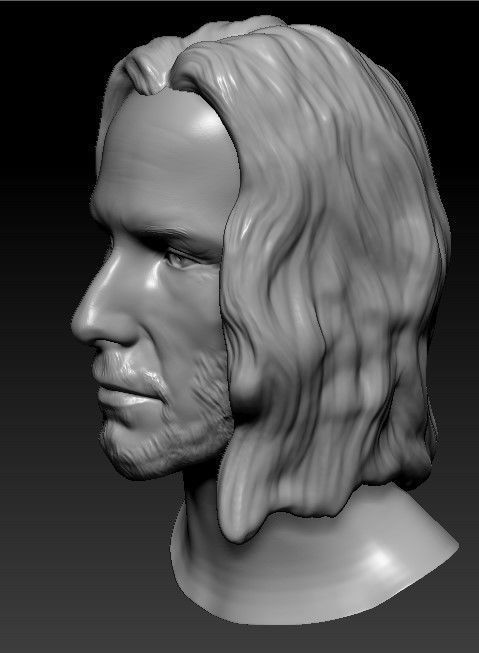 Keanu Reeves 3D print model_2