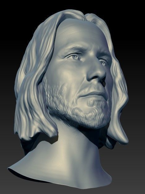 Keanu Reeves 3D print model_1