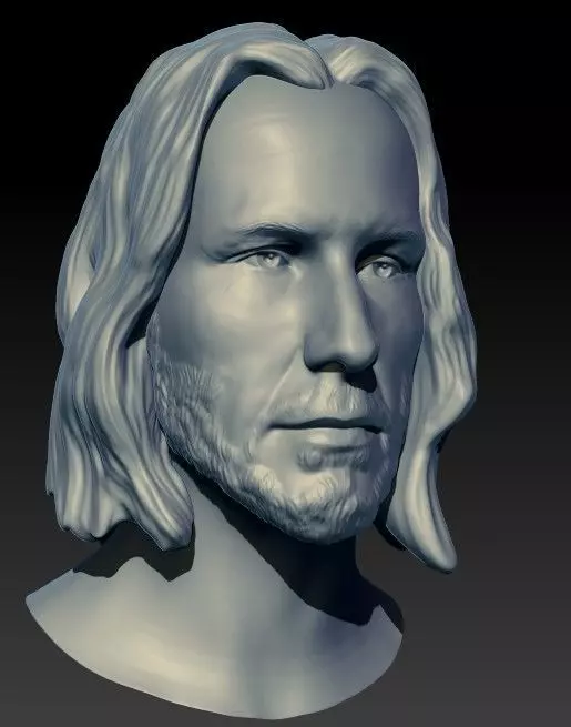 Keanu Reeves 3D print model_0