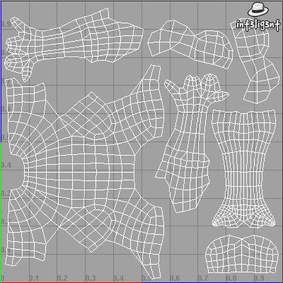 Low Poly Ostrich Low-poly 3D model_6