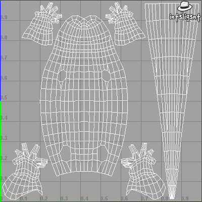 Low Poly Lizard Low-poly 3D model_6