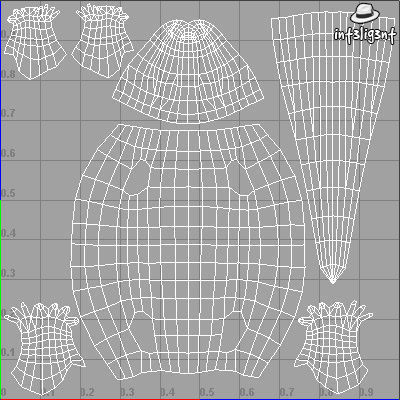 Low Poly Crocodile alligator Low-poly 3D model_7