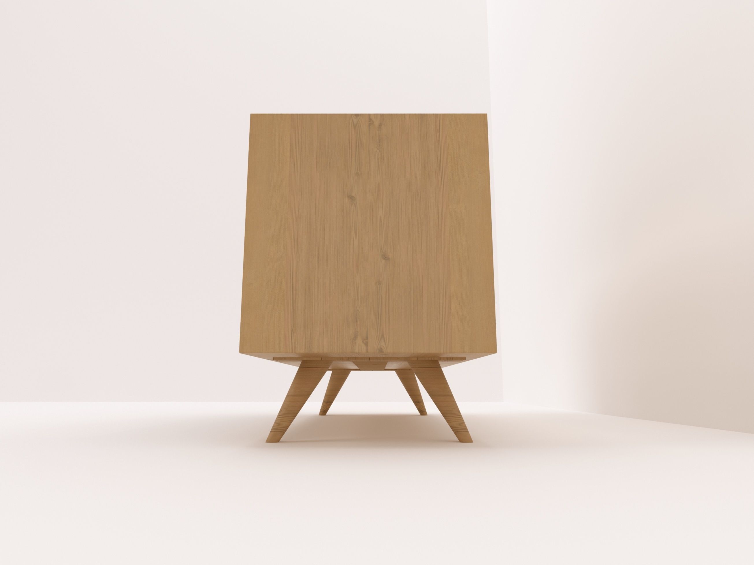 Curbstone modern sideboard 3D model_3