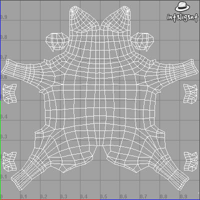 Low Poly Doe deer Low-poly 3D model_6