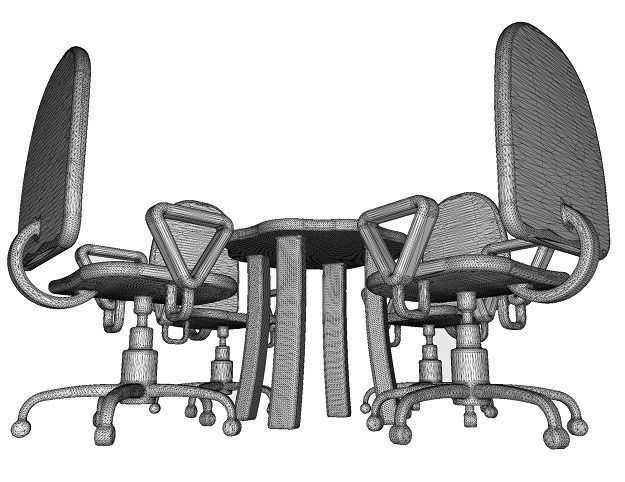 Fabulous Office Meeting 3D model_4