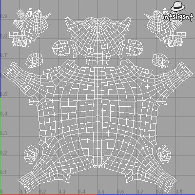 Low Poly Moose Low-poly 3D model_6