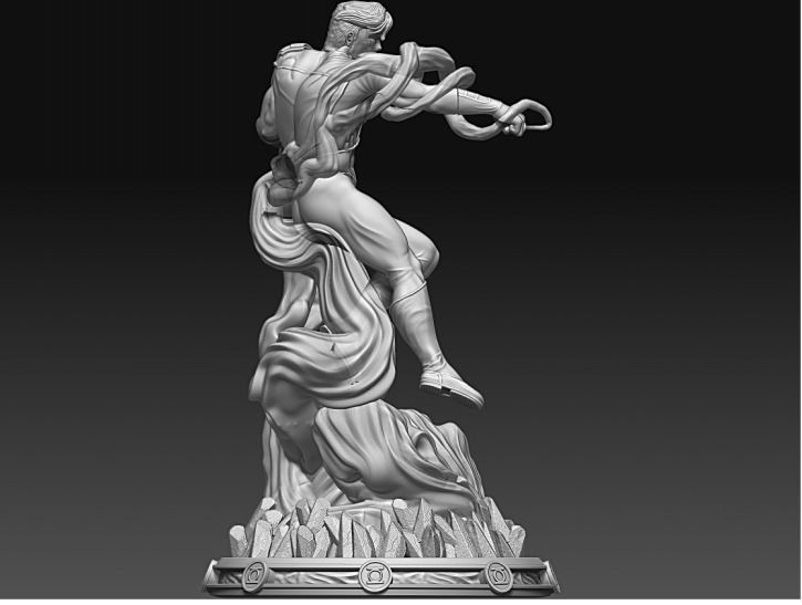 Green Lantern Fan art 3D print model_5